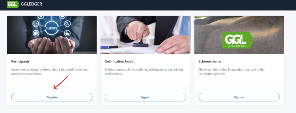 GGL official platform for GGL transaction certificate