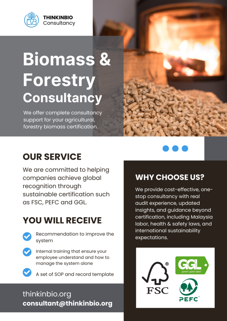 Biomass and forestry GGL Consultant in Malaysia